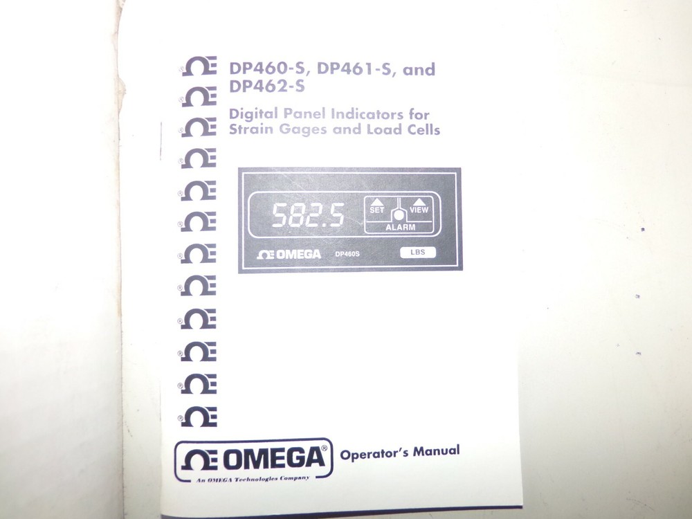 Omega DP 460 Digital panel indicator for strain Gages and load cells