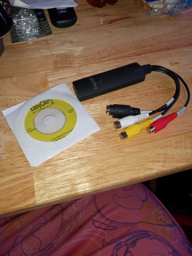 Easier CAP Video Adapter with Audio CD-ROM Software USED/Excellent Condition