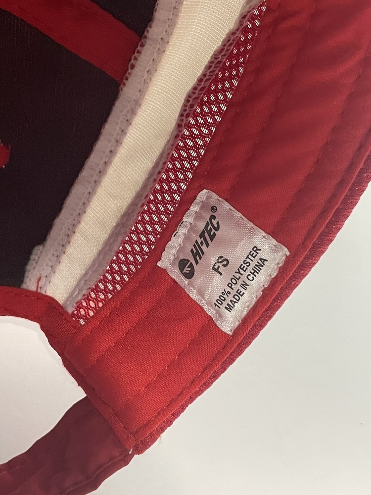 HI-tec golf hat Wack Wack Golf Philippines Red Adjustable