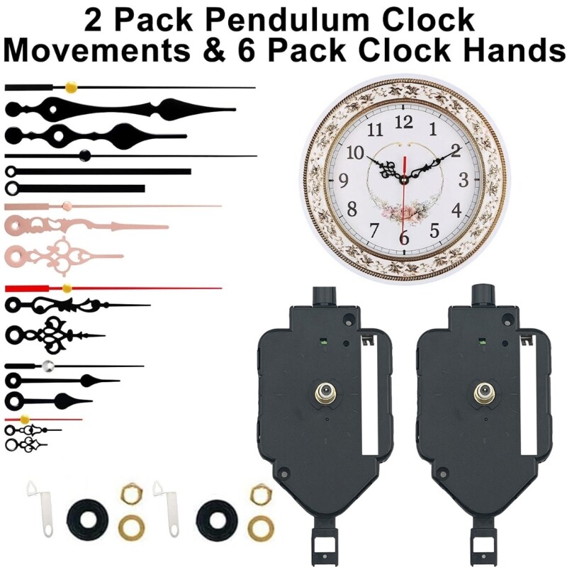 Customizable Pendulum Clock Movement Accessories Set for Artistic Clock Assembly