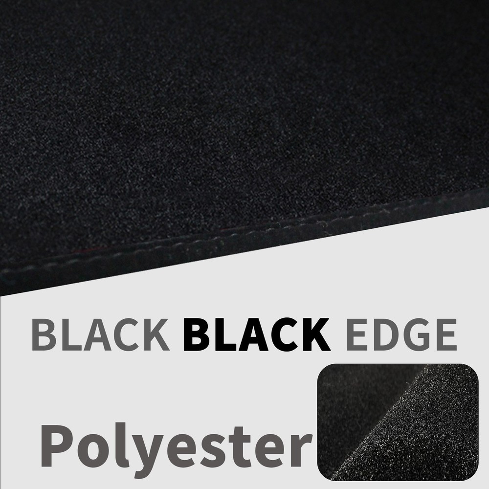 for Dodge Challenger 2015-2023 LHD SRT RED Dashboard Dash mat Black Polyester