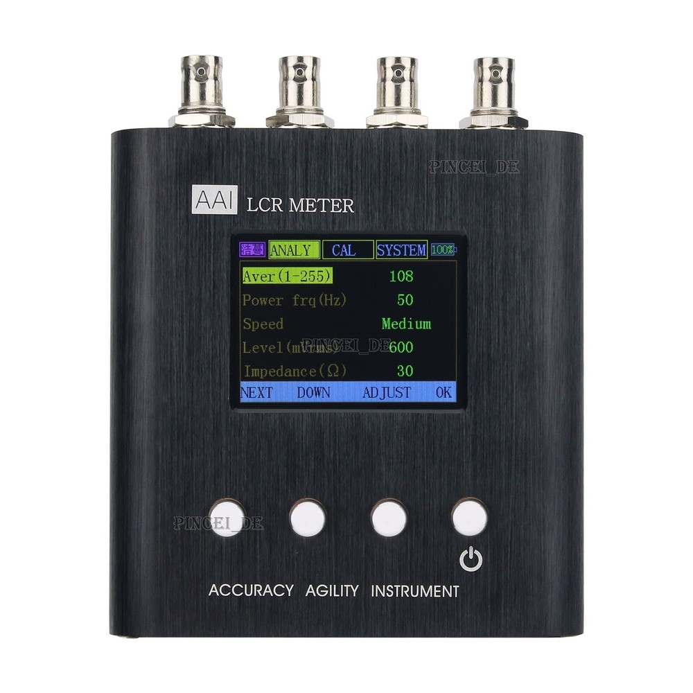 Portable LCR Tester 2.4" Color Screen High Precision Full Automatic Range Meter