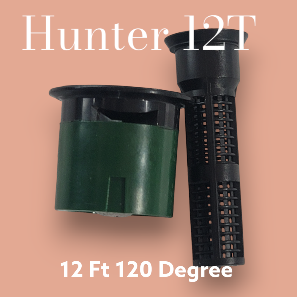 Hunter Pro Fixed T Arc Nozzle Third - 120 Degree Select 8' 10' 12' 15' w Filter