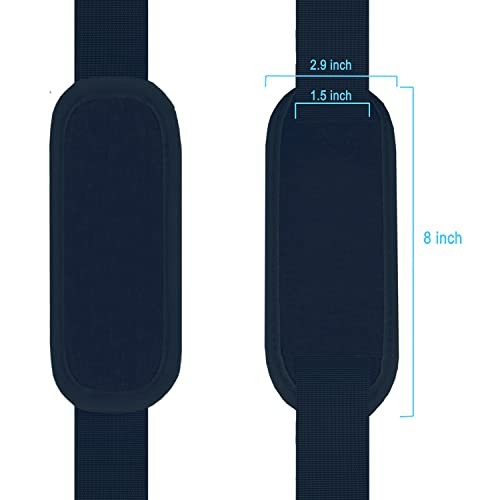 Shoulder Strap, Durable 55" Universal Replacement Laptop Shoulder Strap, Blue