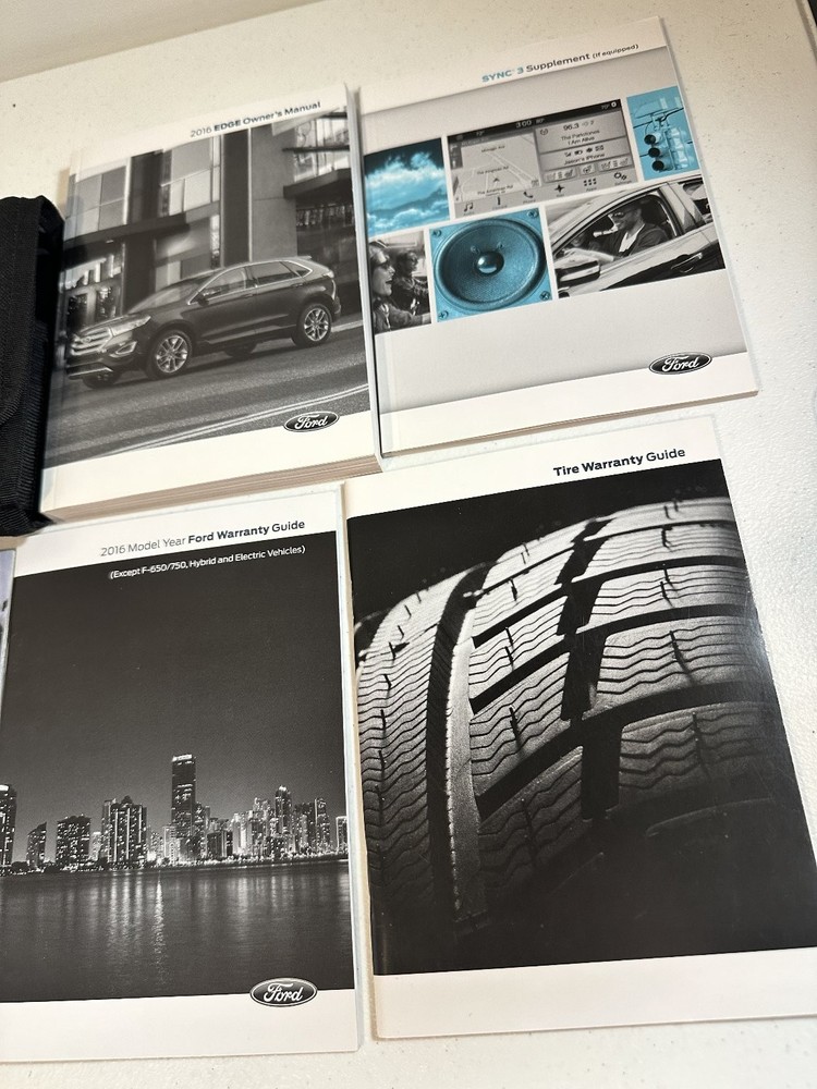 2016 Ford Edge Owner's Manual Set