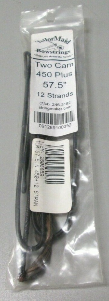 New TailorMaid Bowstring - 450 Plus - 2 Cam Bow String  57.5" (in) 12 Strand