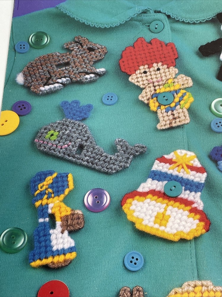 Annie's Attic Button Buddies Plastic Canvas Pattern 879305