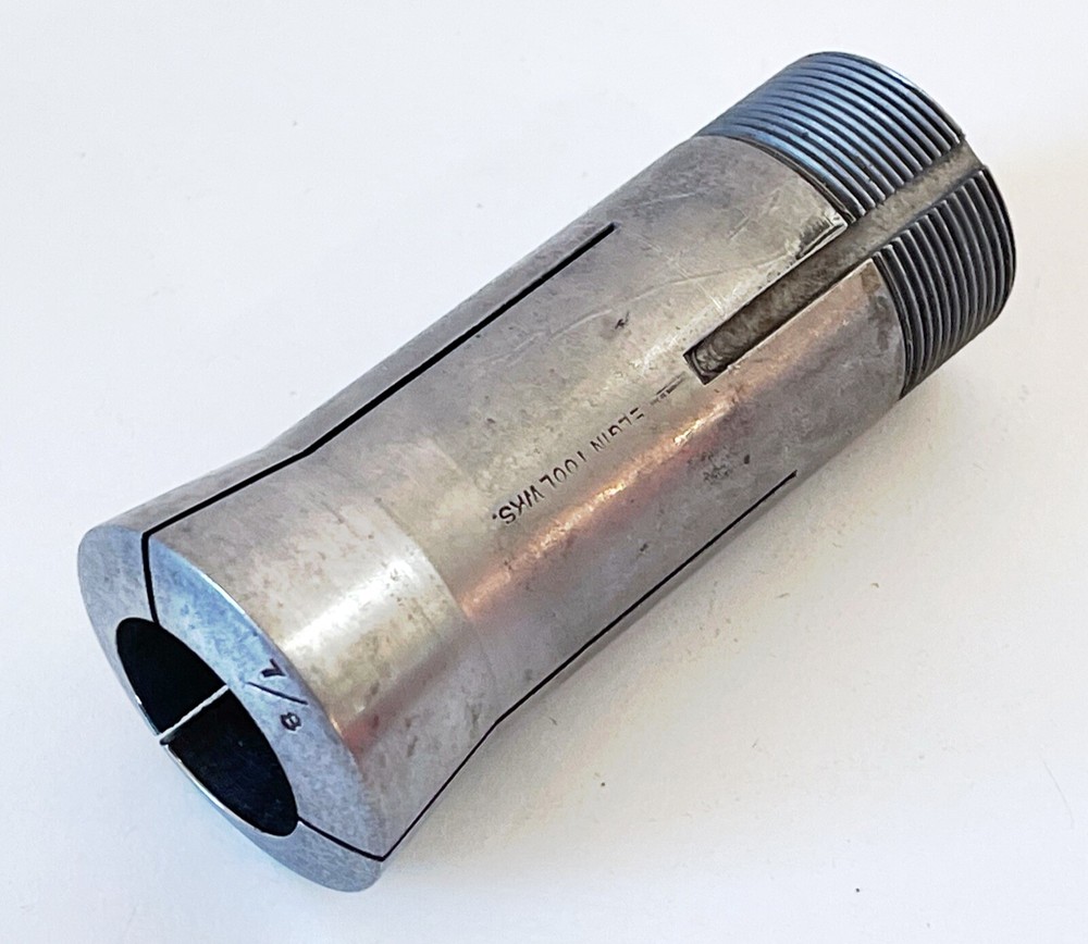 ELGIN 7/8" Round Collet 5C W/ External Threads .875" USA