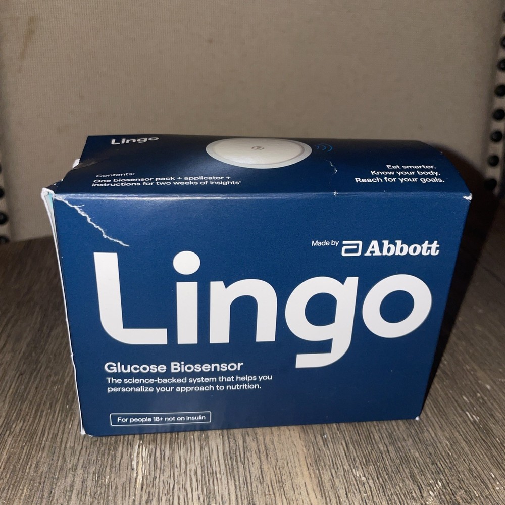Abbott Lingo Glucose Biosensor System - Sealed Box Exp 3/31/2026
