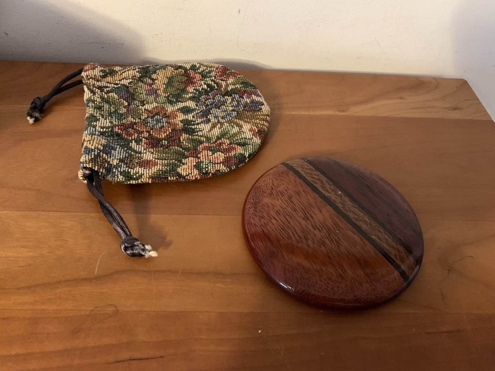 Handmade Mirror With Cloth Pouch