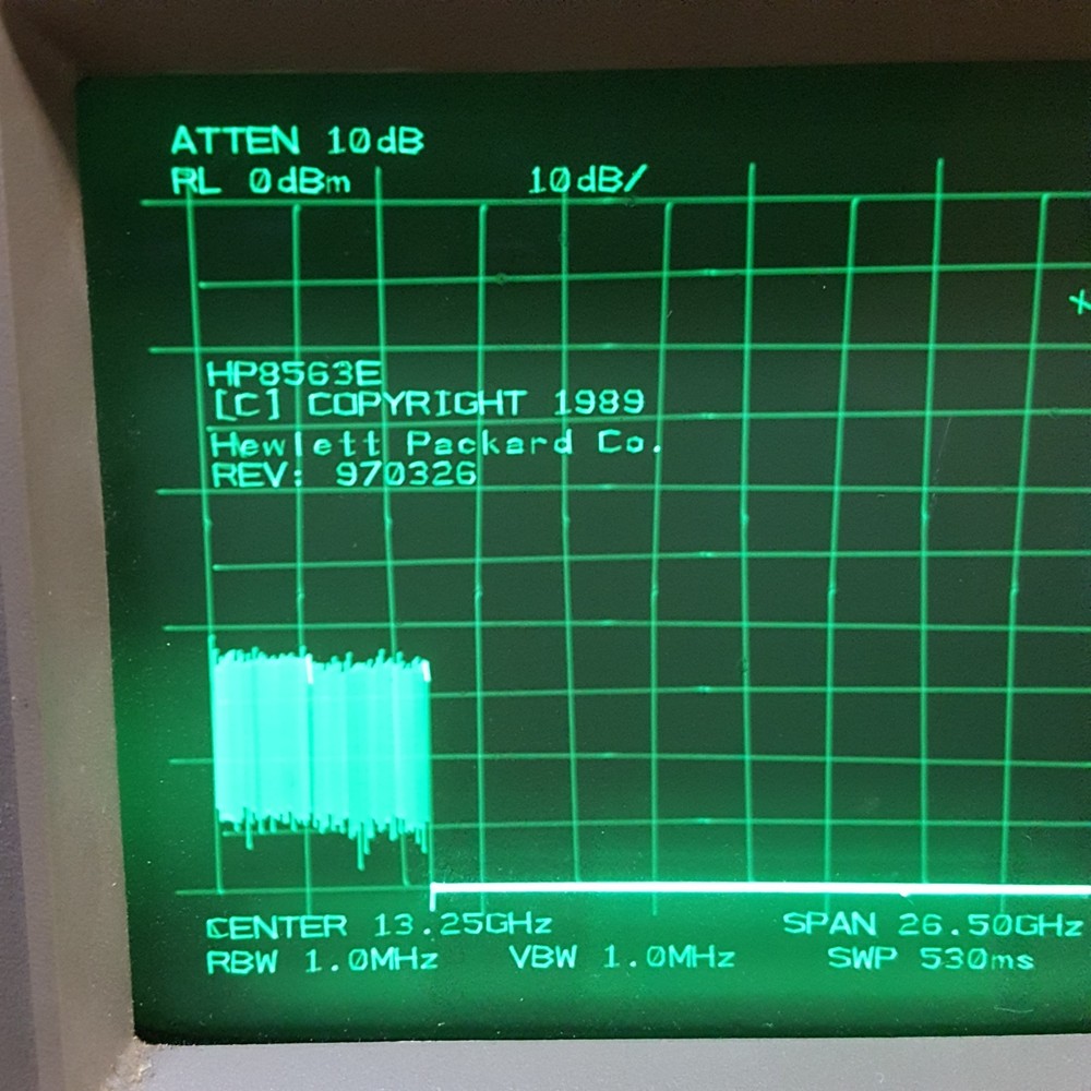 HP Hewlett Packard 8563E Spectrum Analyzer w/ Memory Module & Power Cord - USED