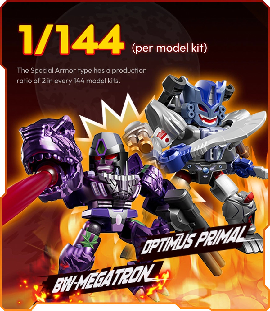 Blokees Transformers Optimus Primal Chase Special Armor Type Defender Version 06
