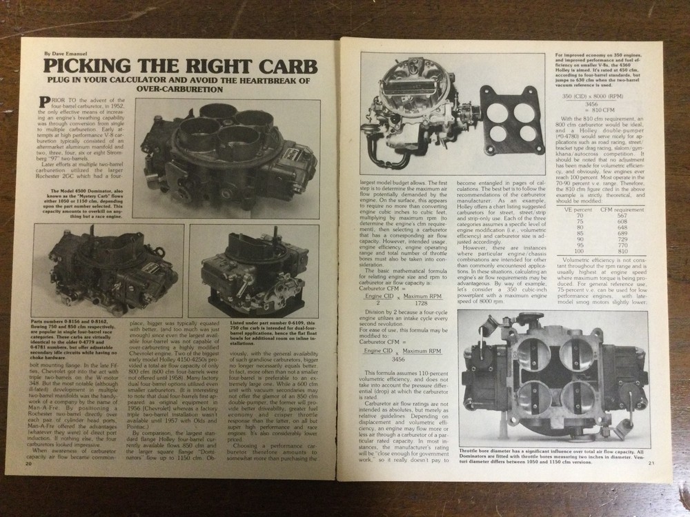 Misc 6253 Article Carburetor Picking the Right Carb 4 page