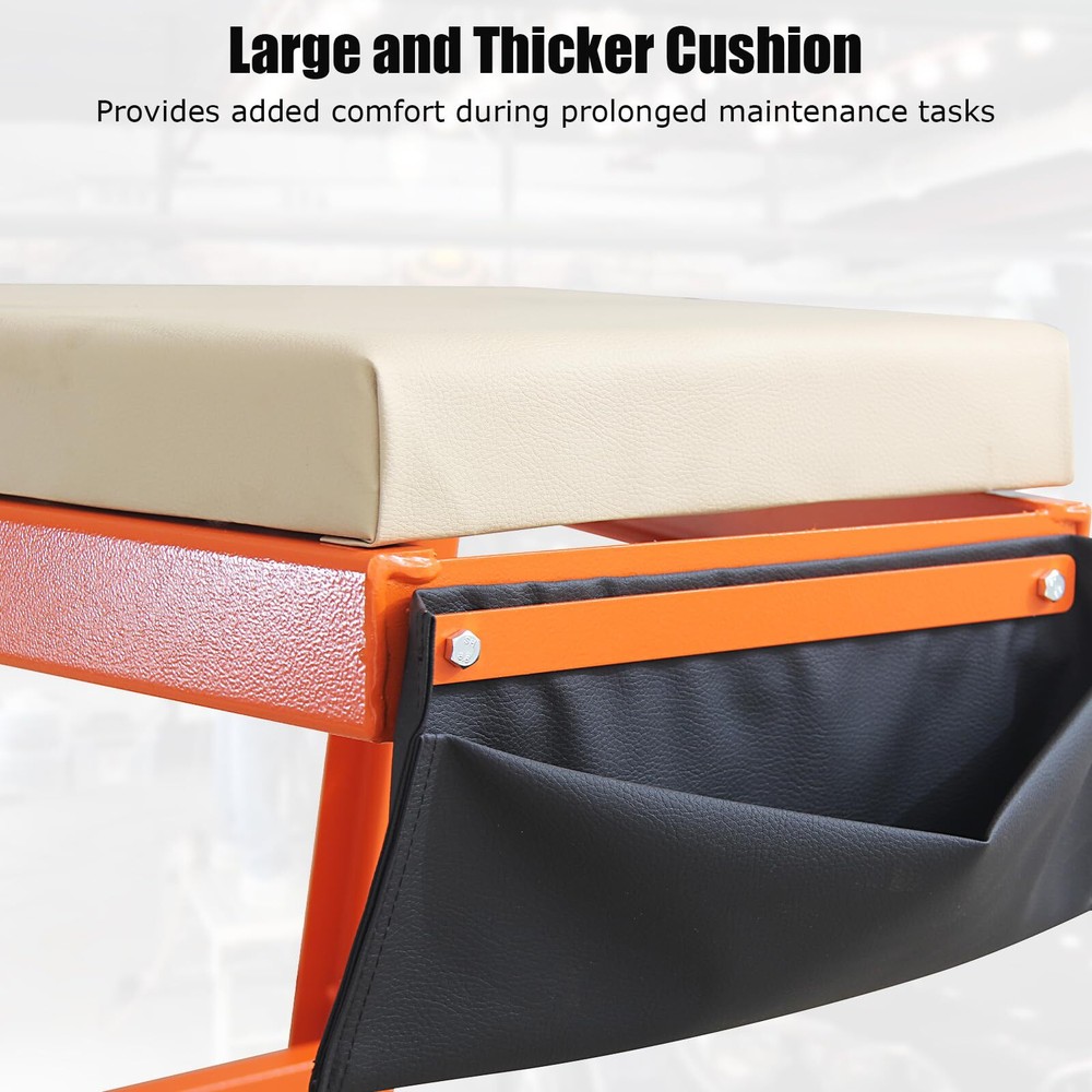 Adjustable Car Engine Creeper Thick Padded Deck Foldable Car Creeper 400 lbs