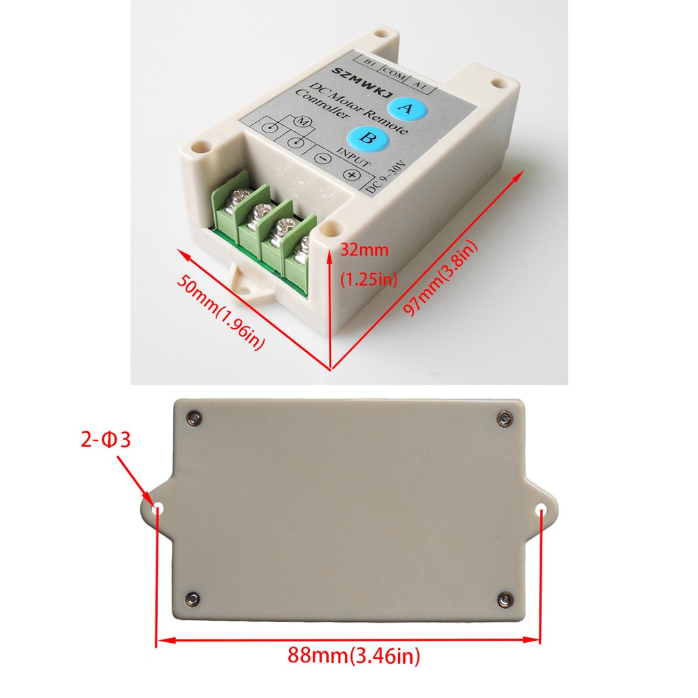 DC Motor Linear Actuator Controller Wireless Remote Control Kit Auto Car Lift IG