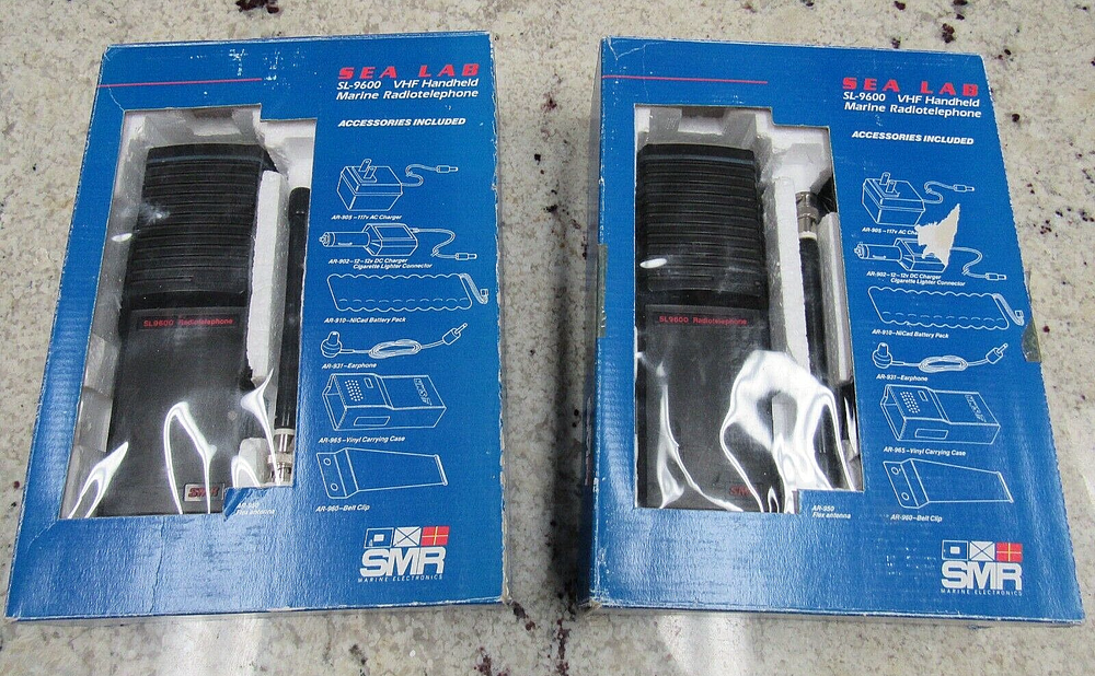 PAIR SMR SL9600 Radiotelephone- Untested ORIGINAL PACKAGE