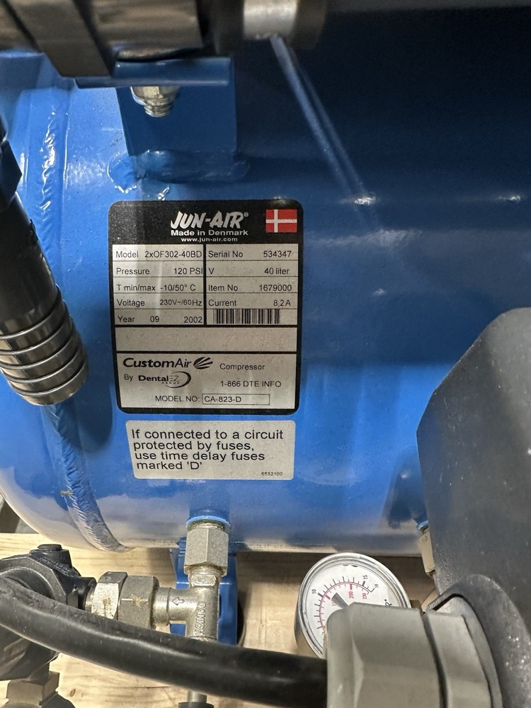 JUN-AIR  Compressor MODEL NO: CA-823-D.