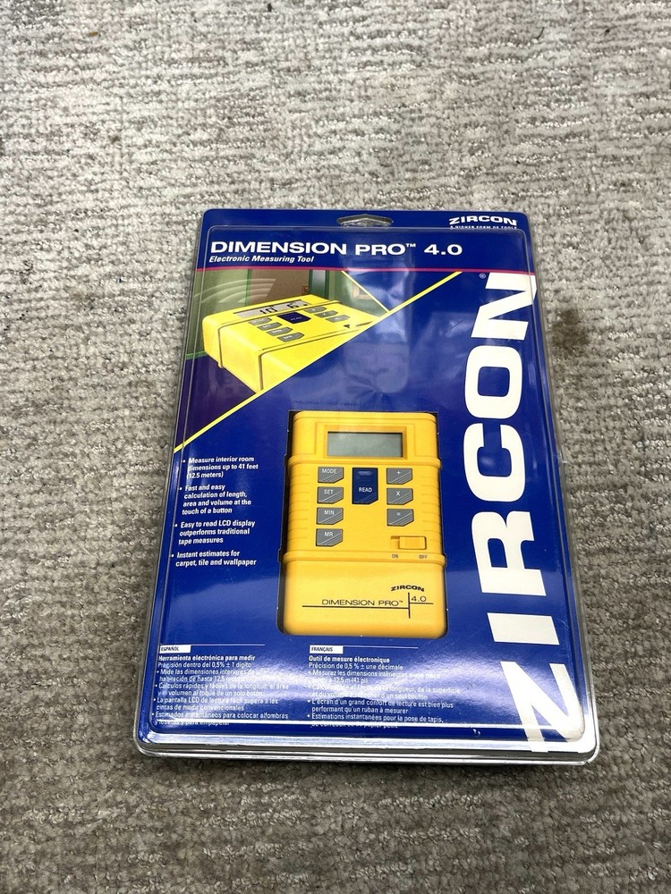 ZIRCON "4.0 DIMENSION PRO" ELECTRONIC MEASURING TOOL New In Packaging