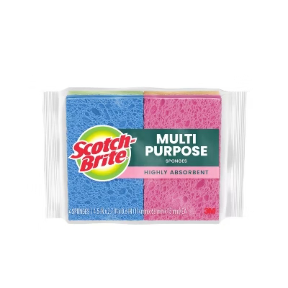 Scotch-Brite Multi-Purpose Sponges - 4pk