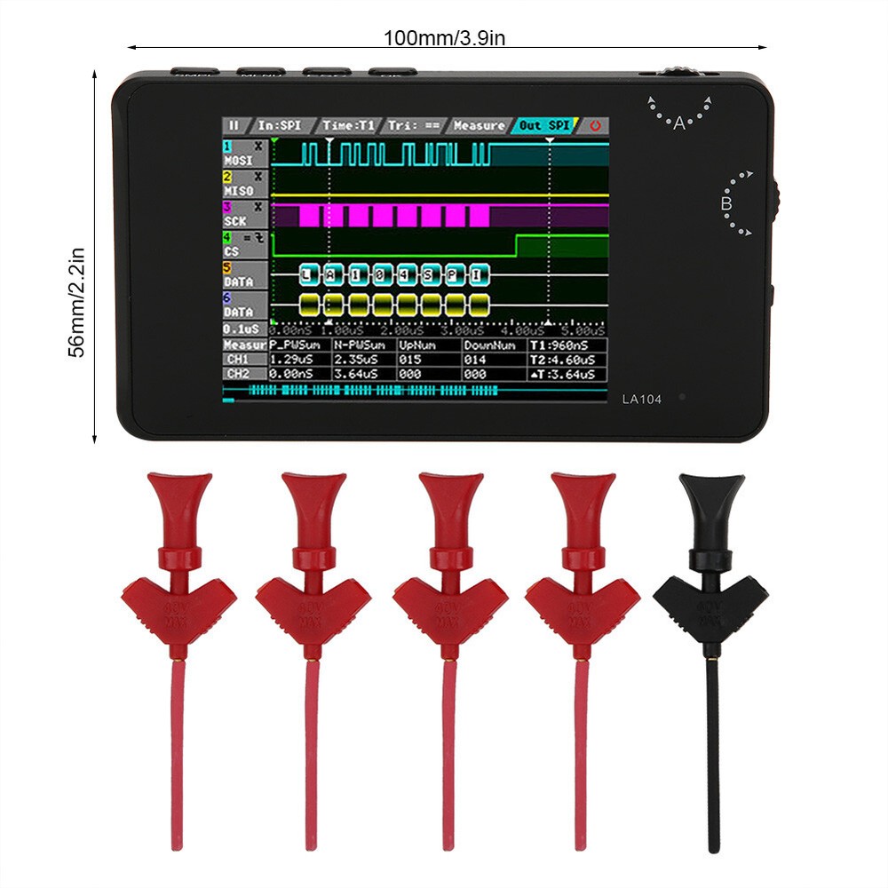 LA104 Logic Analyser Kit Four-Channel CAN Bus Protocol Analysis 100MHz Sampling