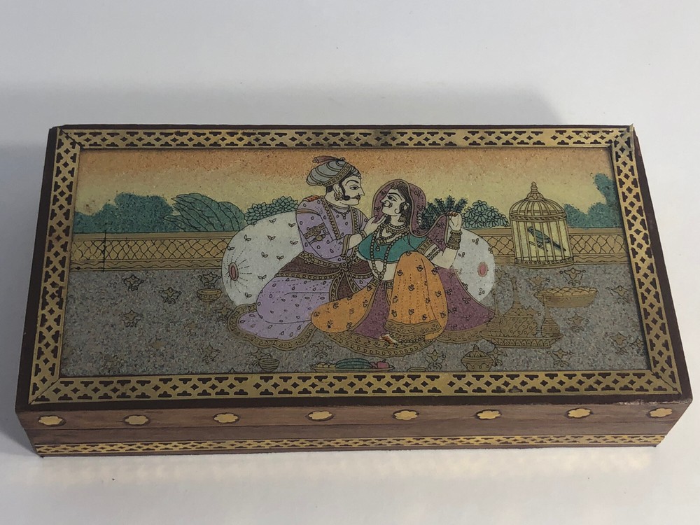 Vintage Middle Eastern Turkish WOOD BOX