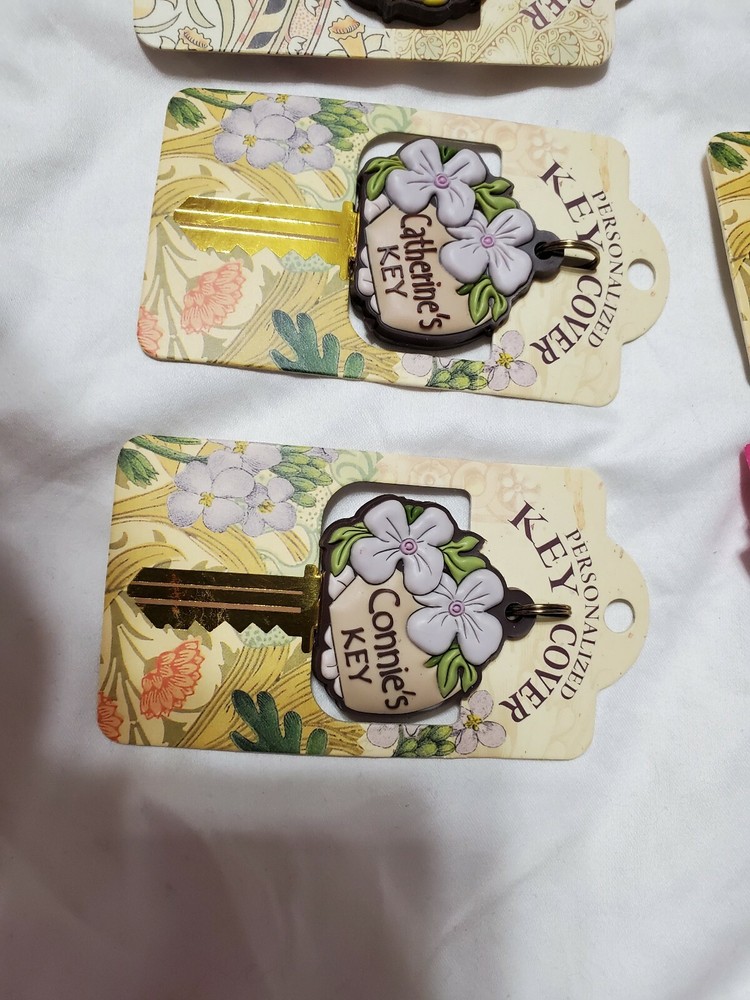 PERSONALIZED KEY COVERS NAMES WITH A,B & C