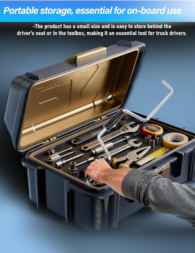 Lightweight Winch Strap Winder - User-Friendly Hand Roller for Efficient Use