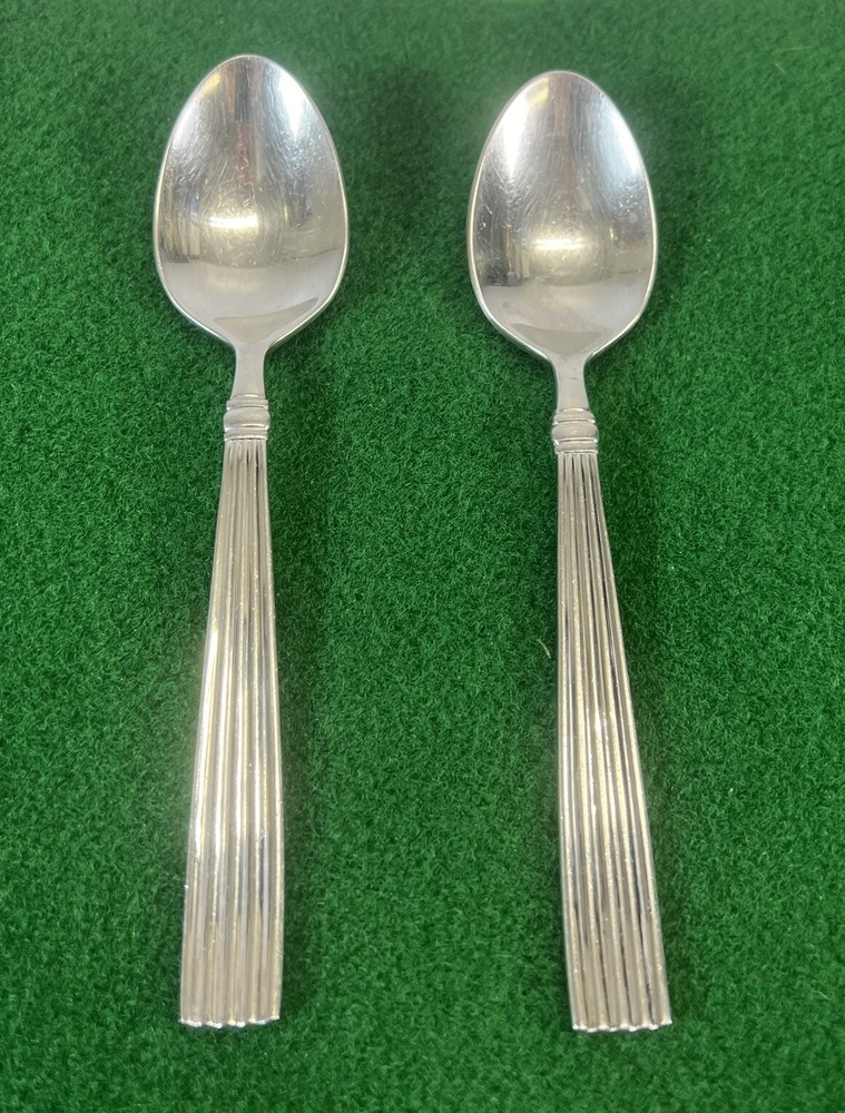 2 Replacement Reed & Barton Stainless CRESCENDO 6 3/4”Tablespoons