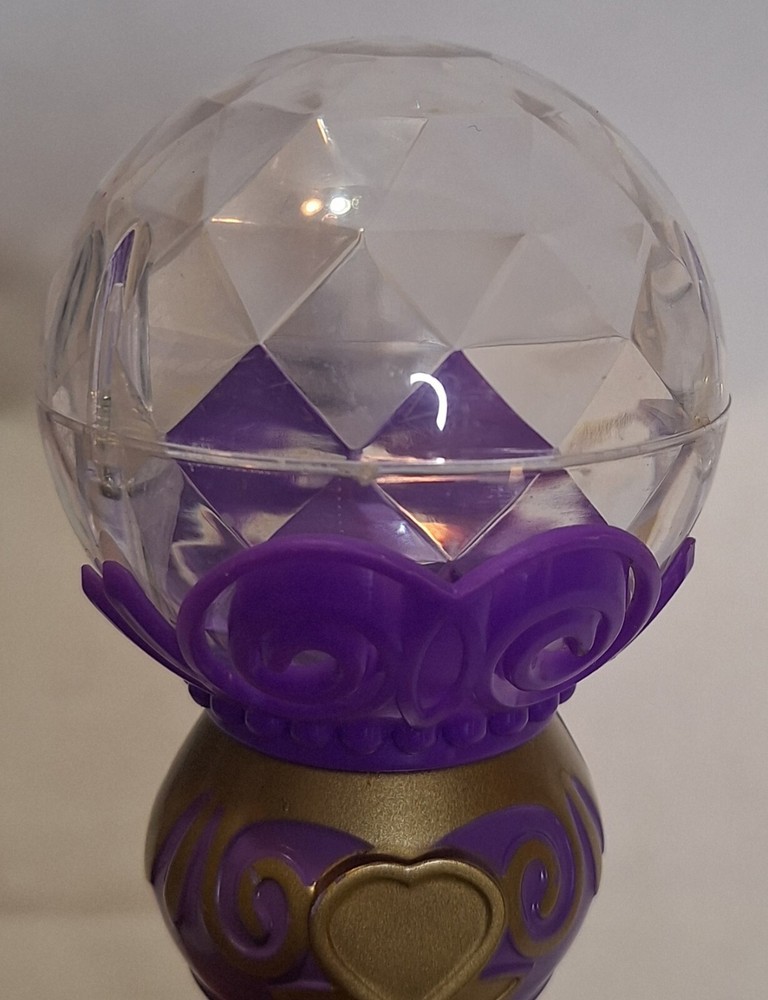 Pink & Purple Princess Bubble Wand 10" UNTESTED