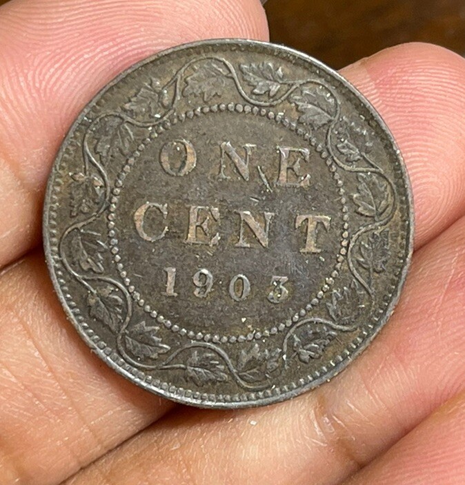 1903 Canada One Cent Coin
