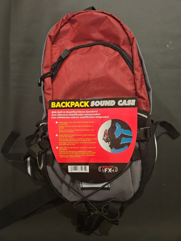 Backpack sound case untested New Sold As Is