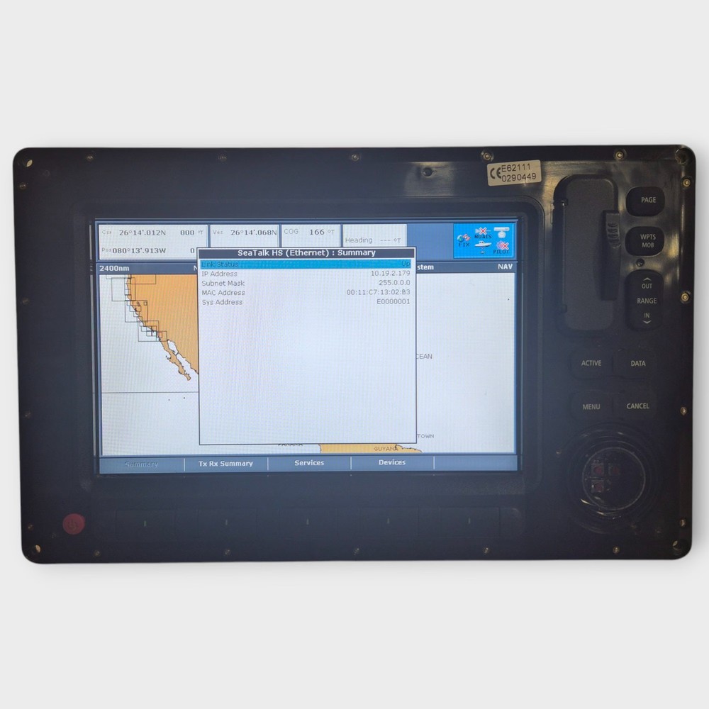 Raymarine E120W Power & Main Board PCB Pack for Widescreen Display E62223 Tested