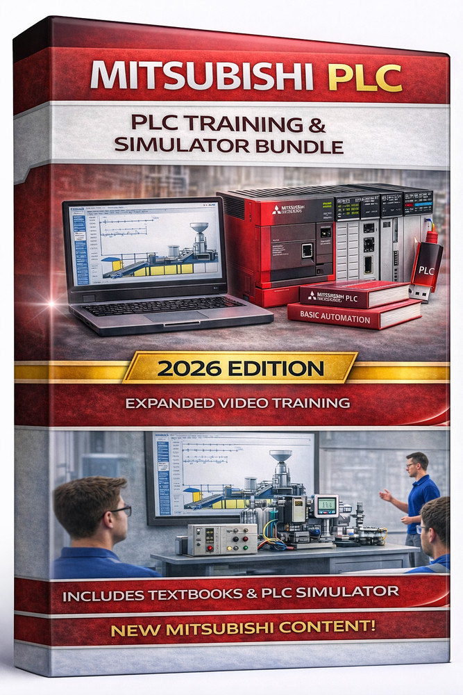 Mitsubishi PLC Video Training & TRAINER SIMULATOR | USB & Link (2026 Edition)