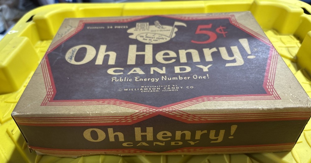 1930's Oh Henry Candy Bar Box