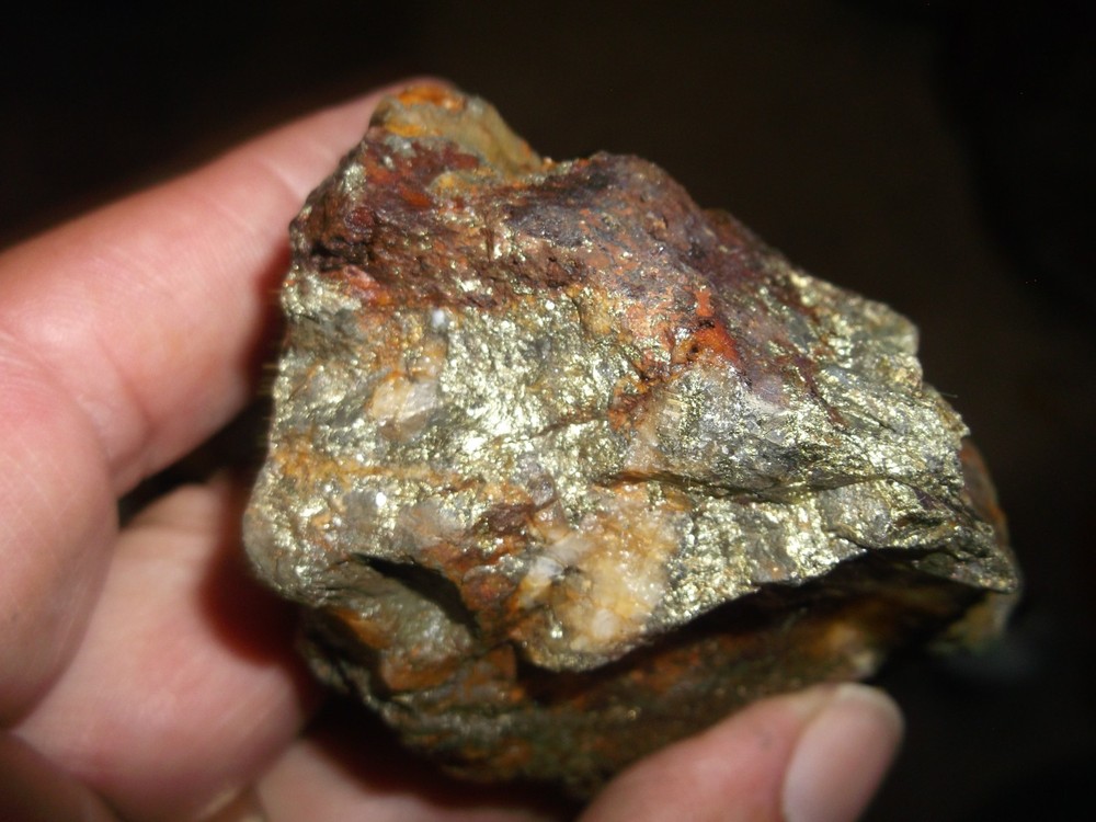Gold, silver, copper, 264 grams samples ,ore high grade .