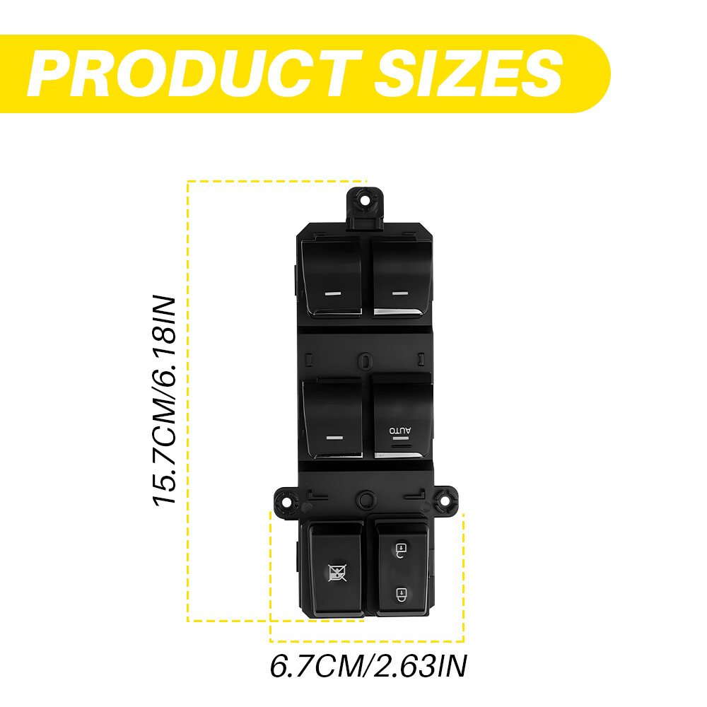 Master Power Window Control Switch Left Driver Side For 2016-2018 Hyundai Tucson
