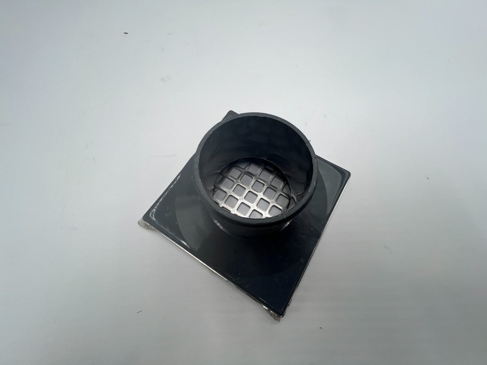 2 Pack Oatey 130 Series Drain Square Silver Black