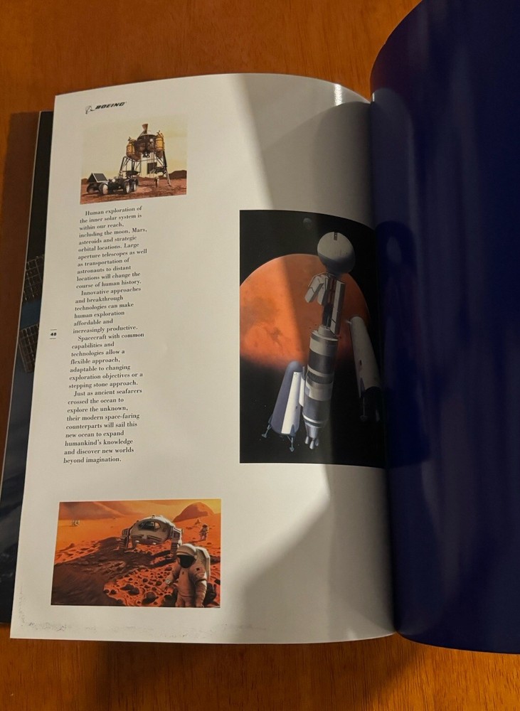 Boeing: Space Flight & Exploration (Program Booklet, 2001) RARE COLLECTIBLE