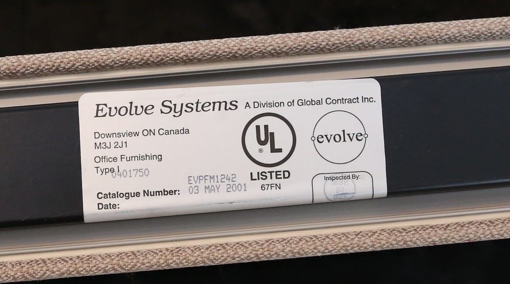 Evolve Systems Two Color Cubicle Wall Panels, Used, from non-smoking office