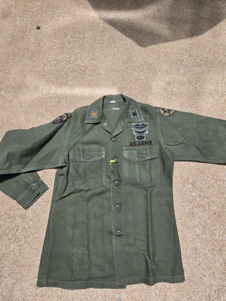 Identified 7th PSYOP Group MACV Vietnam War OG107 Jacket Grouping