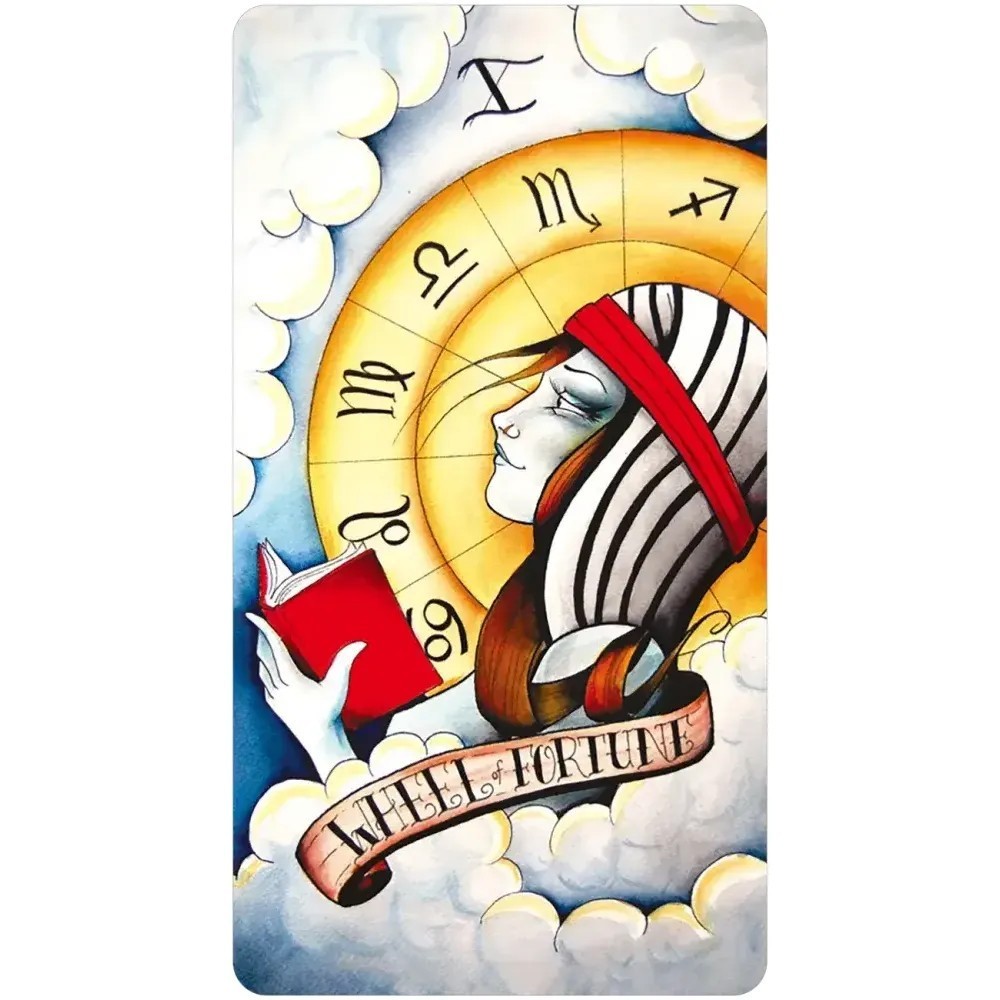 Eight Coins Tattoo Tarot Borderless MINIATURE Edition – AUTHENTIC DECK