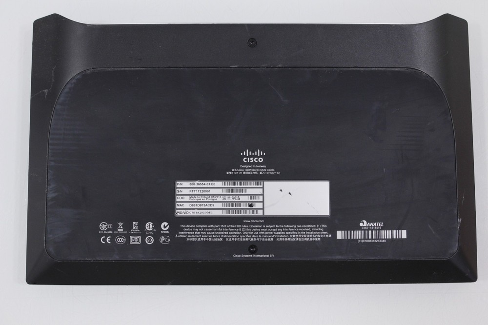 Cisco TelePresence SX20 Video Conferencing System