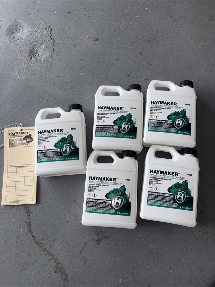 Hercules Haymaker Tankless Water Heater Descaler 32oz 35230 Non-Corrosive