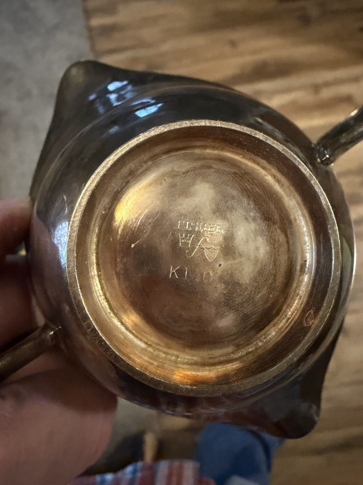FISHER SILVER PLATED CREAMER / GRAVY ? K110