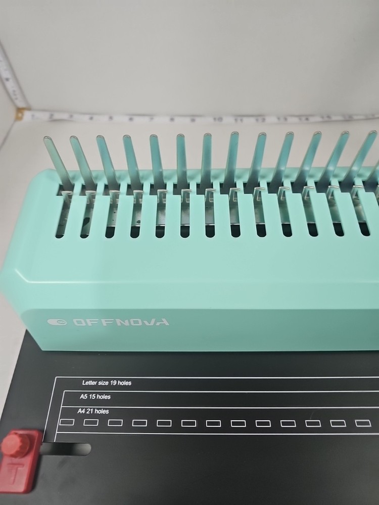 Offnova, Binding Machine, 21-Hole 450 Sheets Paper Comb Punch Binder Machine