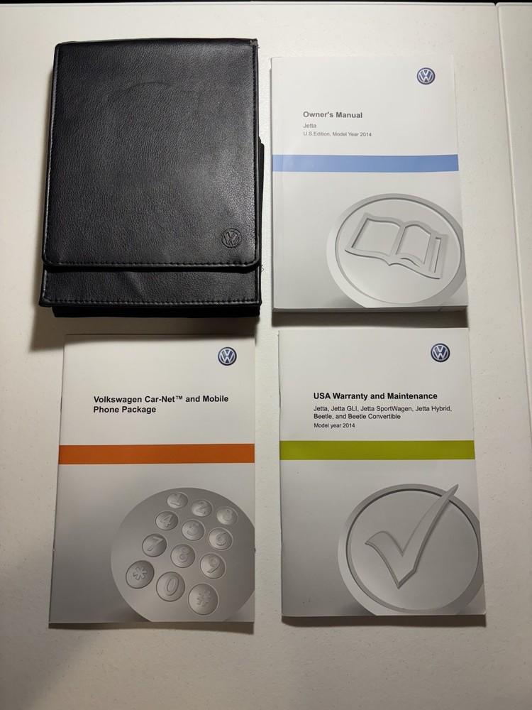 2014 Volkswagen Jetta Owner's Manual OEM Set