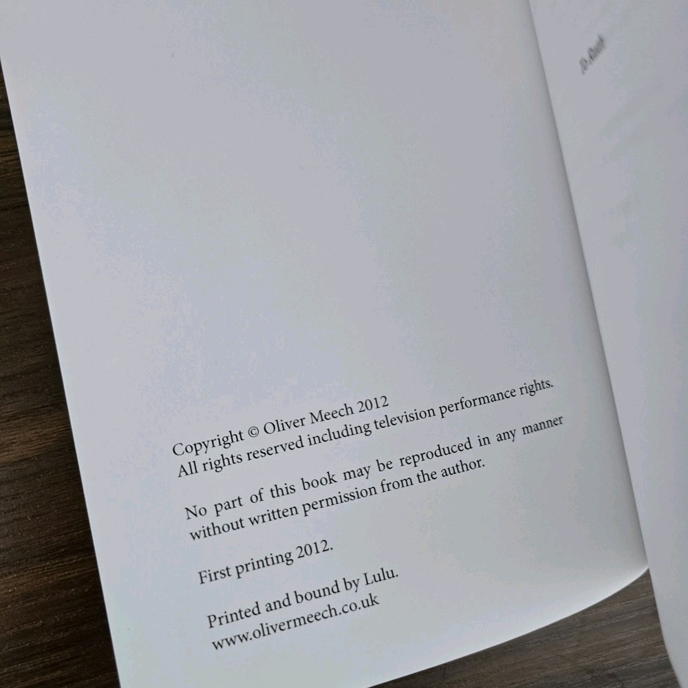DRAWN IN by Oliver Meech [2012 First Printing, Paperback] OOP magic book