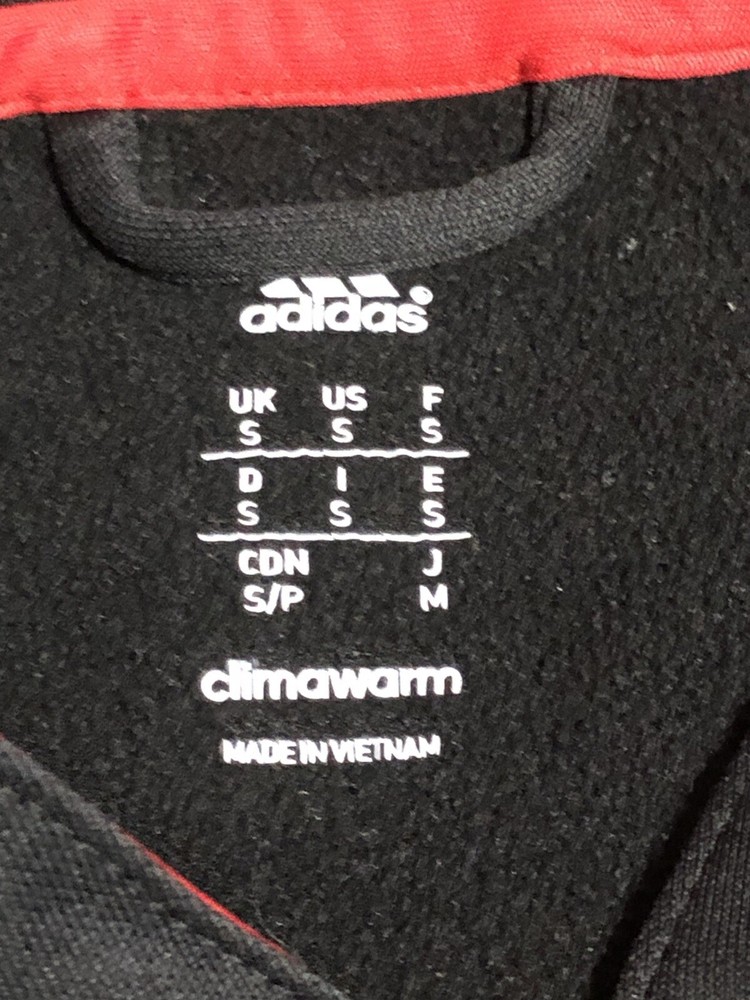 Adidas Hooded Full Zip-Up Jacket Size Small S