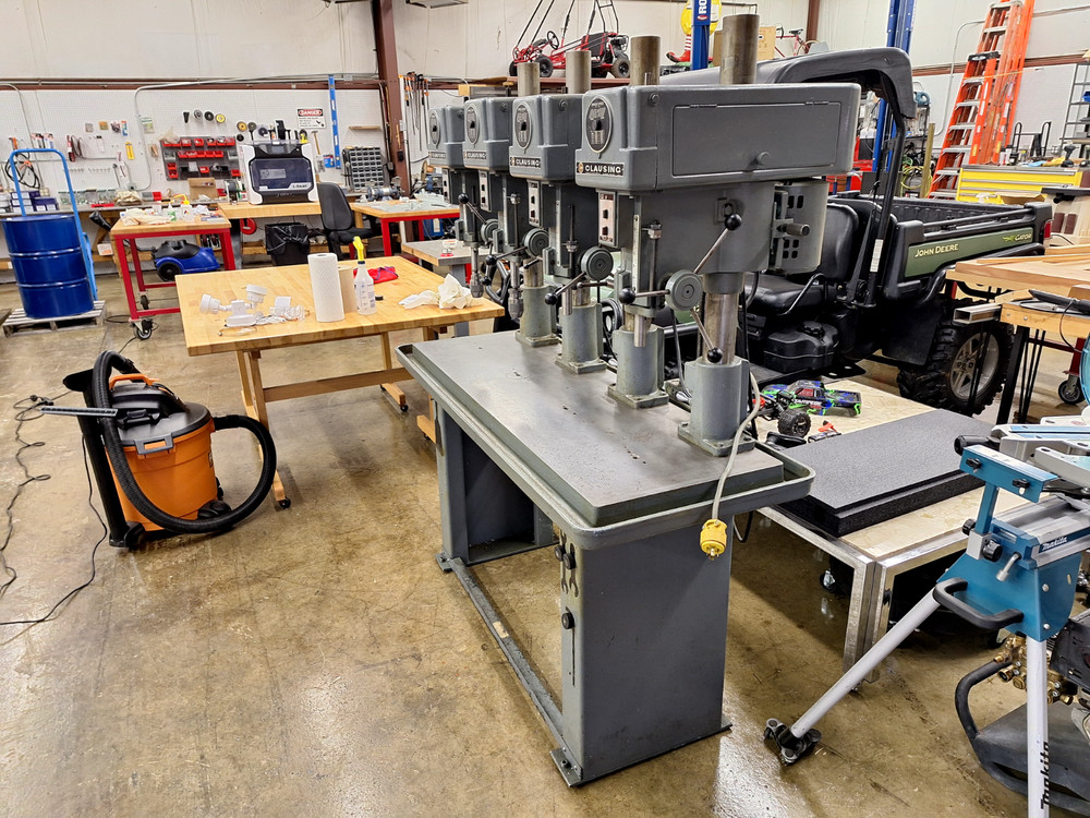 Clausing 4 spindle drill press
