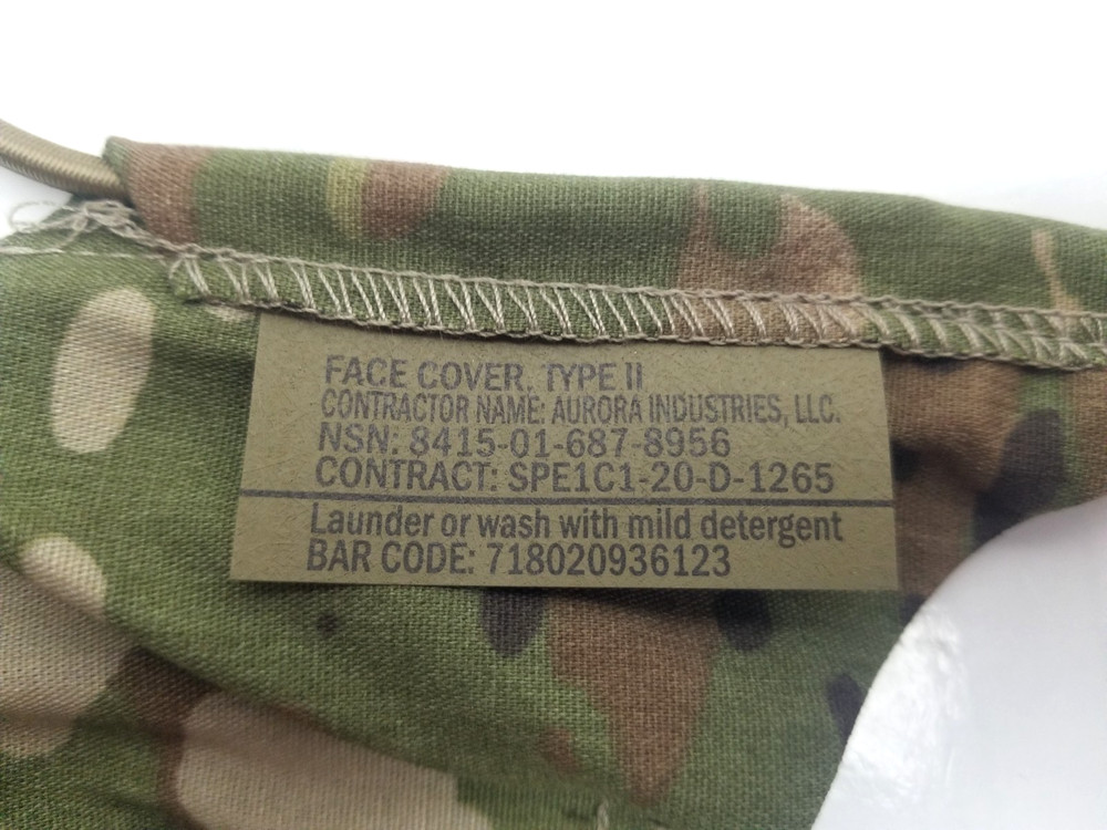 USGI Issue M9 ReadyOne OCP Face Cover Type II - NEW